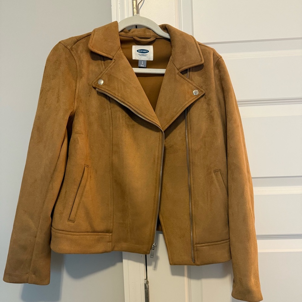 Old Navy Suede Moto Jacket | Size SP
